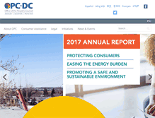 Tablet Screenshot of opc-dc.gov